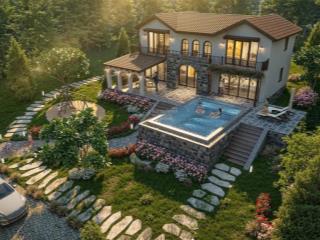 Bán khu biệt thự nghỉ dưỡng hòa bình view đồi hồ, pháp lý rõ ràng giá từ 3,8  4,9 tỷ