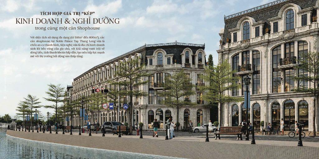 Shophouse 4 tầng – vừa ở vừa kinh doanh cực hiệu quả, ngay trục đường Hoàng Quốc Việt kéo dài.