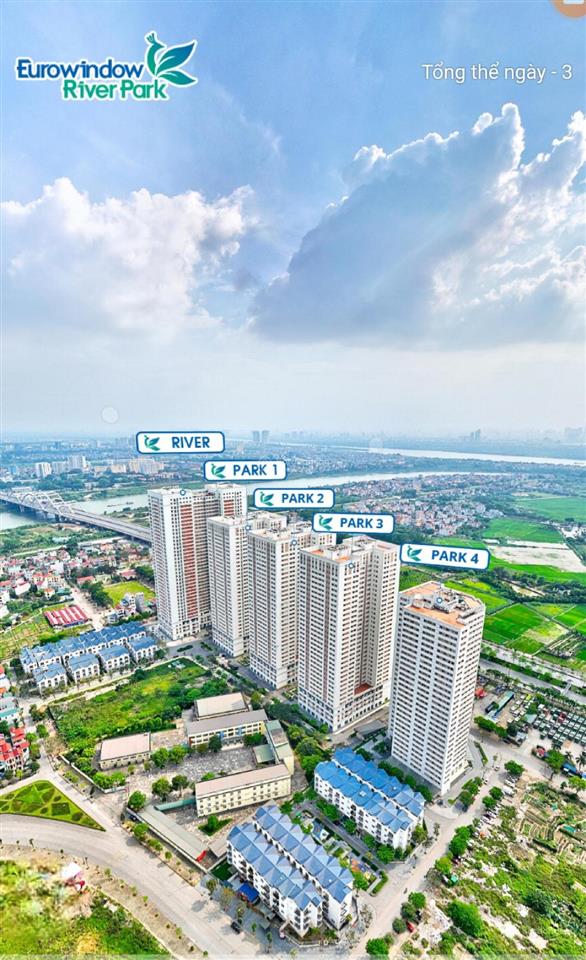 Bán gấp ch 4pn, 3wc, 153m2 tại eurowindow river park, 10 tỷ