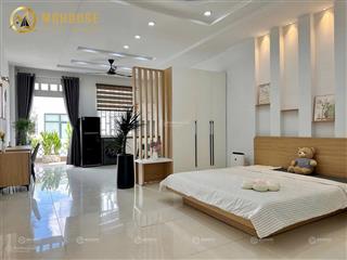 Cho thuê studio 35m2  ban công  full nội thất ngay phan đăng lưu  bình thạnh