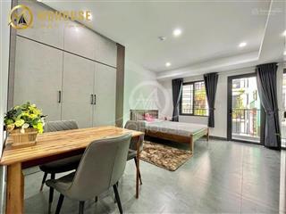 Căn hộ studio ban công full nội thất mới 37m2 ngay phan đình phùng.  0931 896 ***