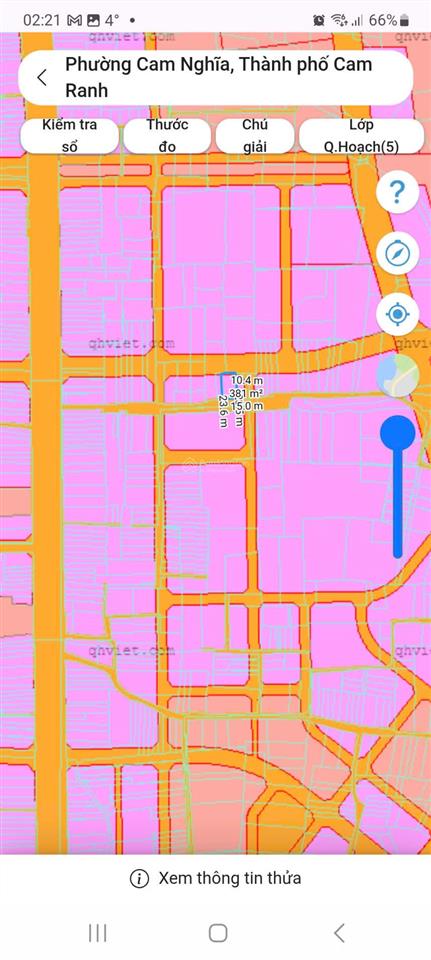 Bán đất ven vịnh cam ranh sát dự án vin, giá chỉ 15,2tr/1m2