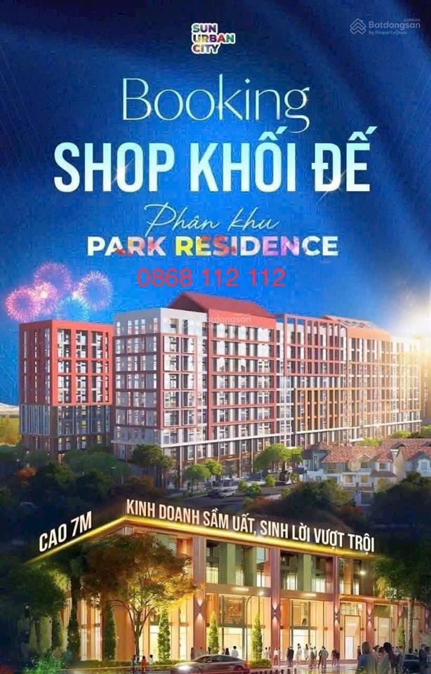 Bán suất ngoại giao shop khối đế kinh doanh tốt  vị trí đắc địa. cạnh sun world.giá chỉ từ 3,5 tỷ