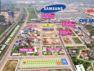 Chỉ 3.x tỷ!mặt tiền 10m yên bình ktown nội khu đồng bộ  sổ đỏ, sát vách samsung phổ yên.