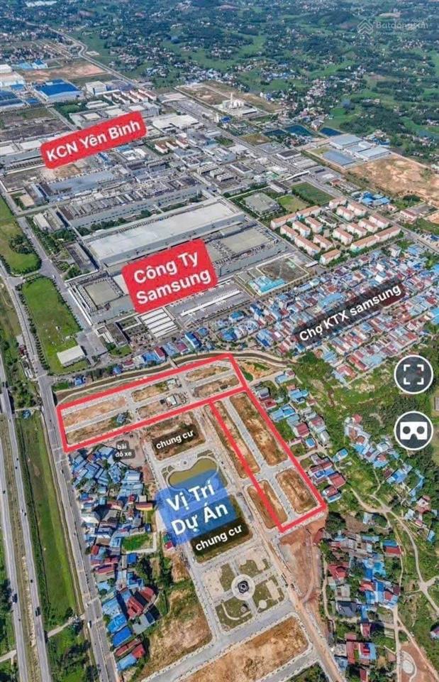 Thời điểm vàng đầu tư! đất nền k  town nội khu đồng bộ  đón lãi lớn từ sam sung phổ yên