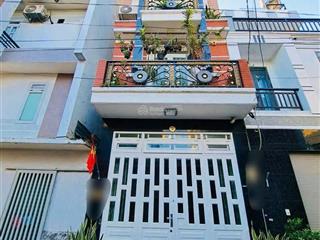 Nhà hẻm 6m  4 tầng mới toanh  ngay sát aeon tân phú