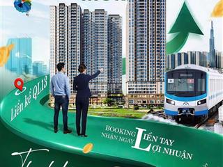 Chỉ cần 300 triệu sở hữu ngay căn hộ tại tp hcm, siêu phẩm thứ 5 trong chuỗi happy onetừ vạn xuân