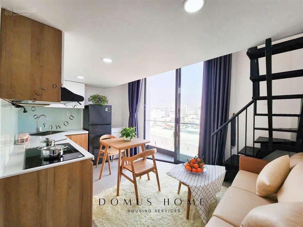 Cho thuê căn hộ duplex, có ban công, full nội thất ở quận 7