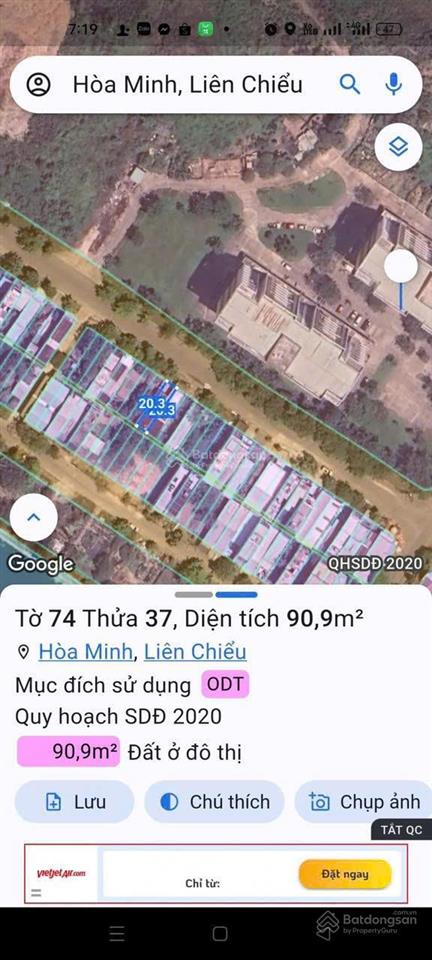 Bán đất có thương lượng  đường trần triệu luật hòa minh, liên chiểu, đà nẵng