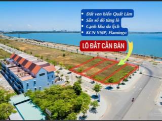 Cơ hội sở hữu đất vàng hiếm có ngay trung tâm du lịch biển quất lâm, nam định