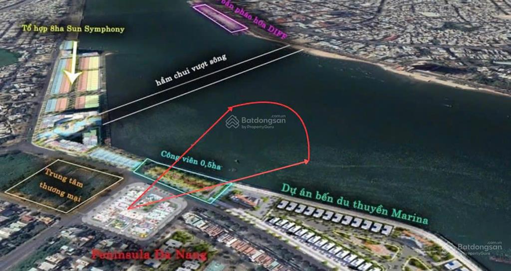 Độc quyền! duy nhất 1 căn 1pn peninsula, view sông, dòng tiền 18  20tr/tháng  thanh toán tiến độ