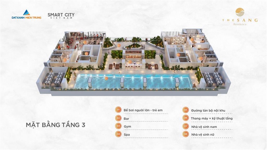 Duy nhất căn 2pn tầng trung view biển giá tốt sắp bàn giao đầu năm 2026 full nội thất liền tường