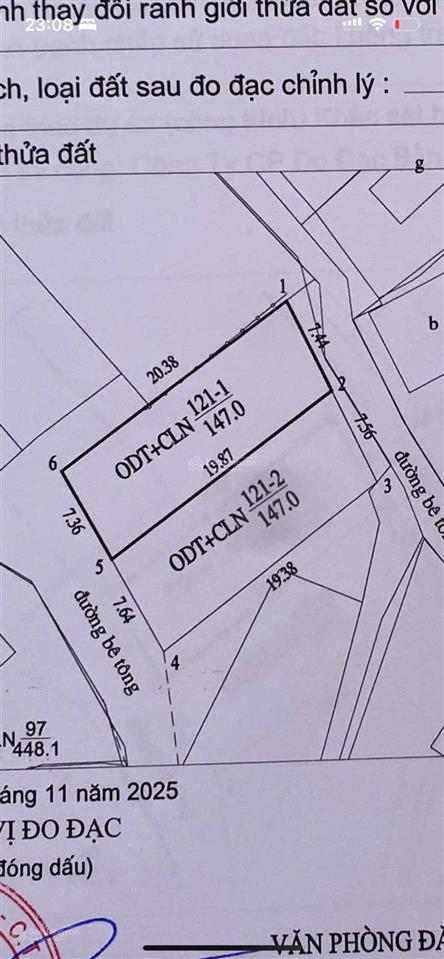 Bán lô đất 2 mặt tiền vị trí đẹp trung tâm đại yên gần bệnh viện sản nhi lão khoa,công viên rừng