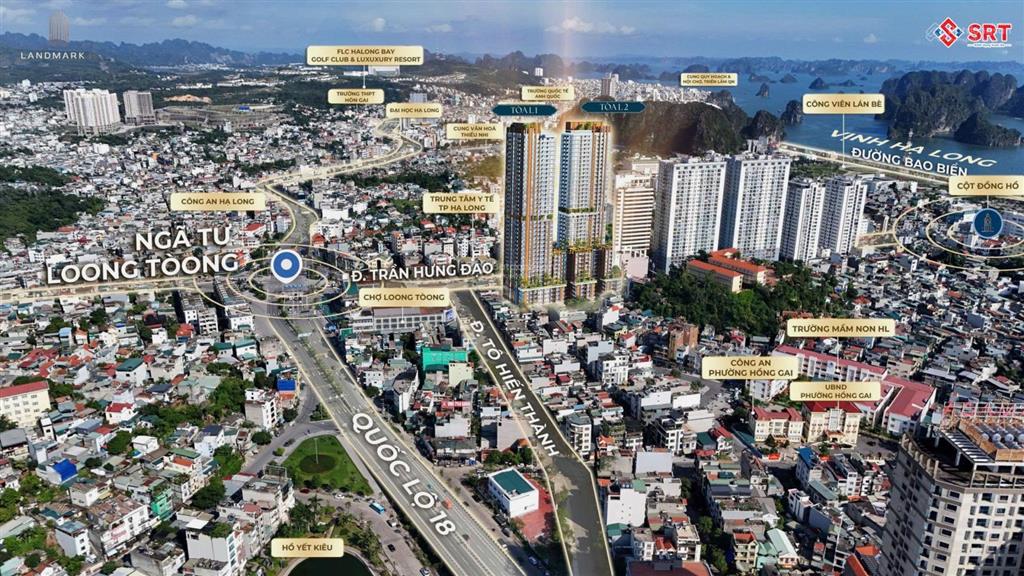 Căn hộ trung tâm của trung tâm hòn gai, hạ long, tiện ích xung quanh, đất ở, sở hữu lâu dài