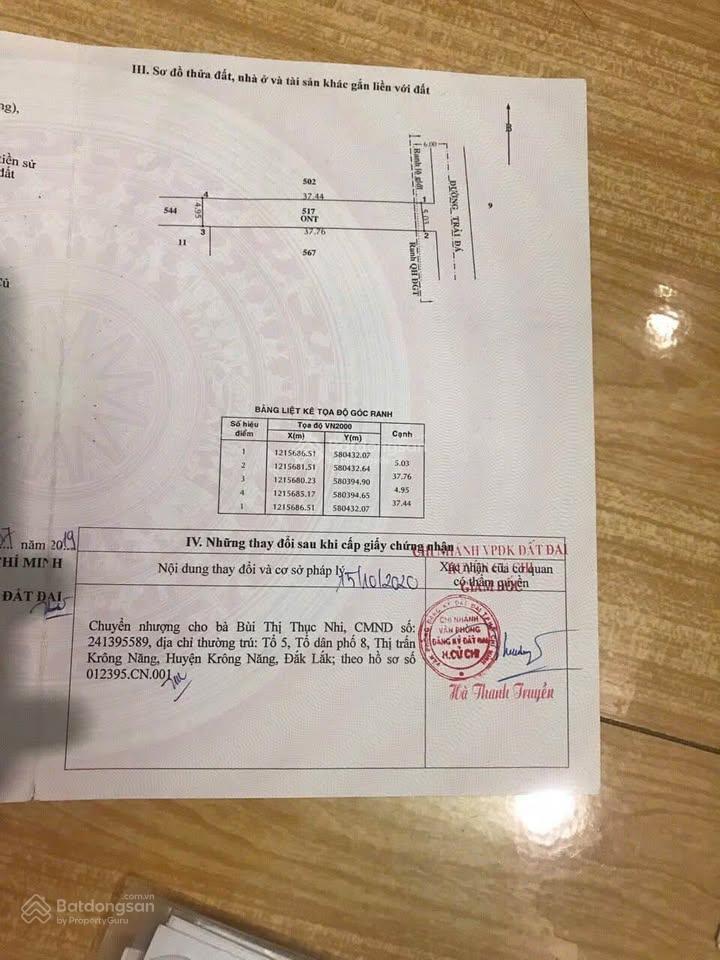 Chủ cần bán lô đất 1/ đ. lê minh nhựt, xã tân an hội, củ chi. dt 5x37m, giá 1 tỷ 8