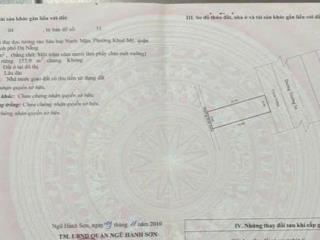  Đất MT VÕ NGUYÊN GIÁP 156m2 (6x26), Hướng Đông, View Biển. 132tr/m2.