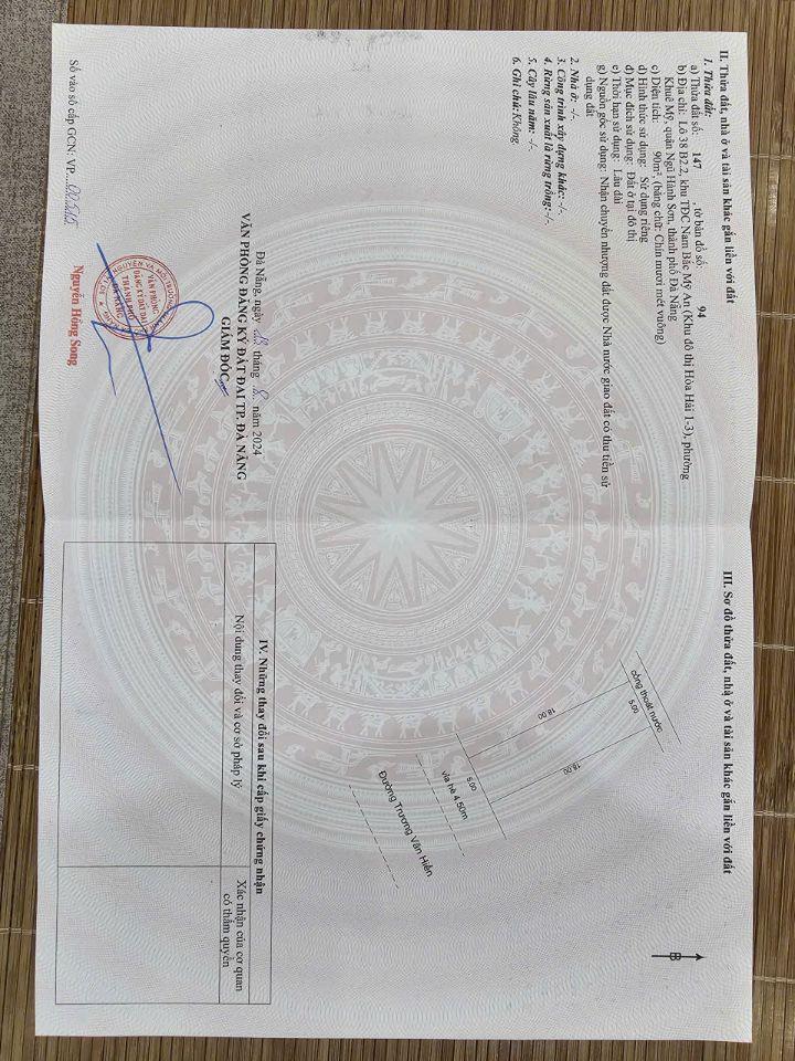 Trương Văn Hiến 90m2 (5x18), H.Nam, 7.35 tỷ Đà Nẵng 