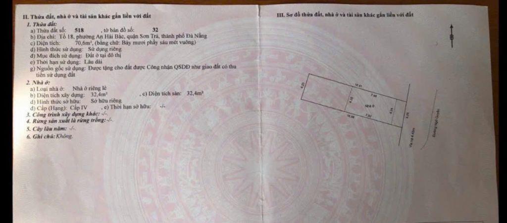 150m2/21 tỷ, Đất đường  Ngô Quyền,Sát câu Sông Hàn,sát WiNCom Plaza Đà Nẵng