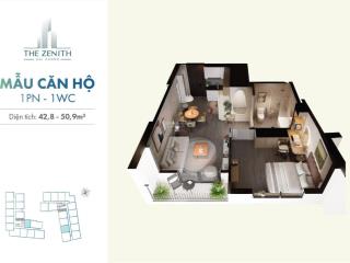 Bán căn hộ cao cấp 1 phòng ngủ tại phường kiến an