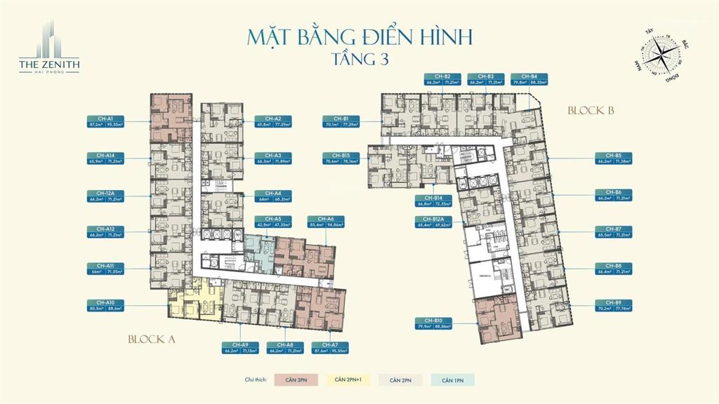 Bán căn hộ cao cấp 2 phòng ngủ tại phường kiến an