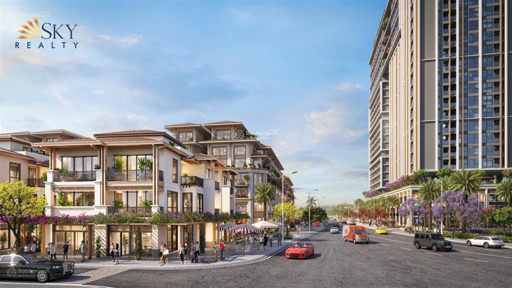 Chính thức mở bán shophouse khối đế sun cosmo dt 81,38m2 ck 19,5% booking, giá 1x tỷ sở hữu lâu dài