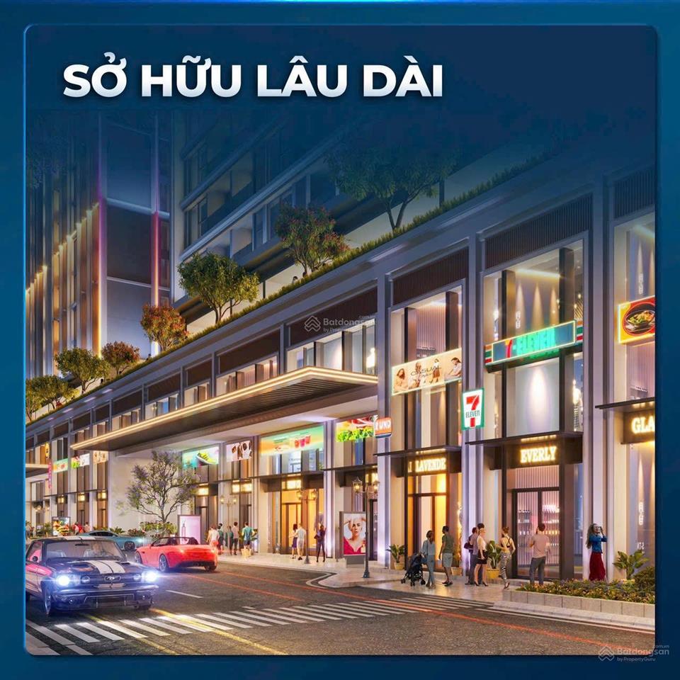 Chính thức mở bán shophouse khối đế sun cosmo dt 81,38m2 ck 19,5% booking, giá 1x tỷ sở hữu lâu dài