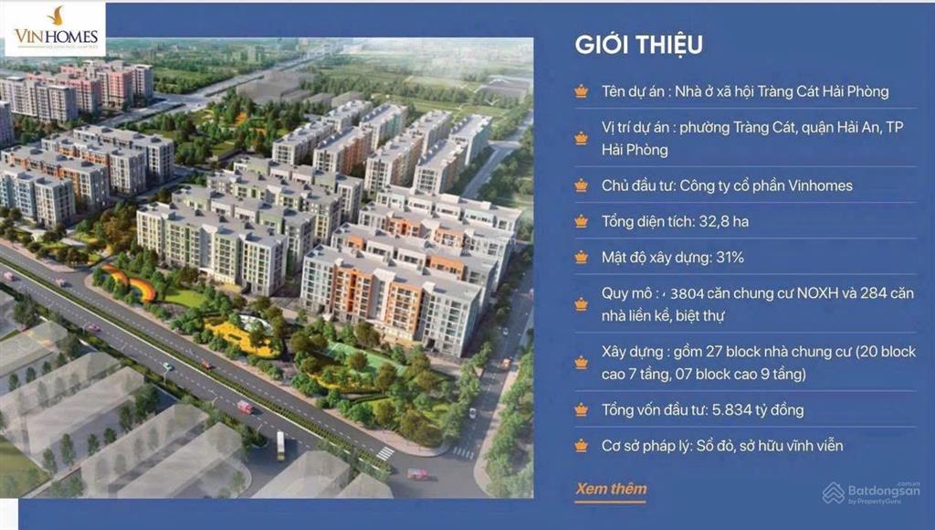 Bán ch 2pn, 2wc tại happy home tràng cát, giá cực kỳ ưu đãi chỉ 1,2 tỷ, 58m2