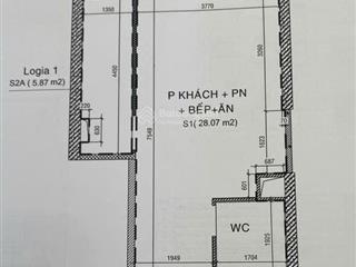 Bán căn hộ studio bs ngay vincom, công viên 36ha, có sổ hồng, hd thuê dt 37m2 view sông 2ty2