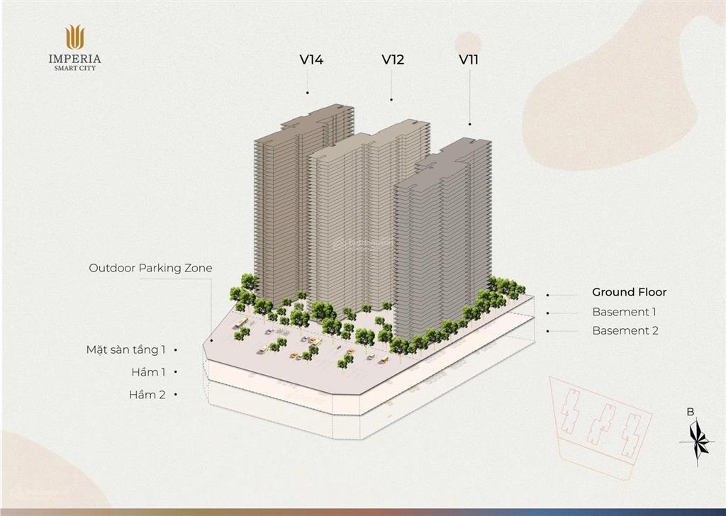 Chính chủ cần bán gấp căn 2pn2vs diện tích 63m2 giá 4,7 tỷ tại the victoria vinhomes smart city