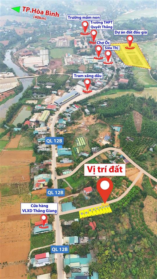 Đất mặt đường  full thổ cư  vốn chỉ 400 triệu