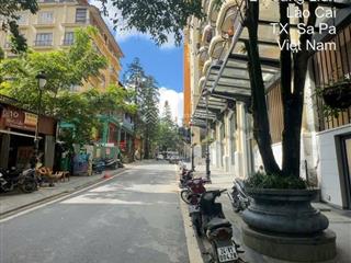 Bán đất đường hoàng liên  phường sapa tỉnh lào cai vị trí  đón đầu cổng sungrup + đường thoáng