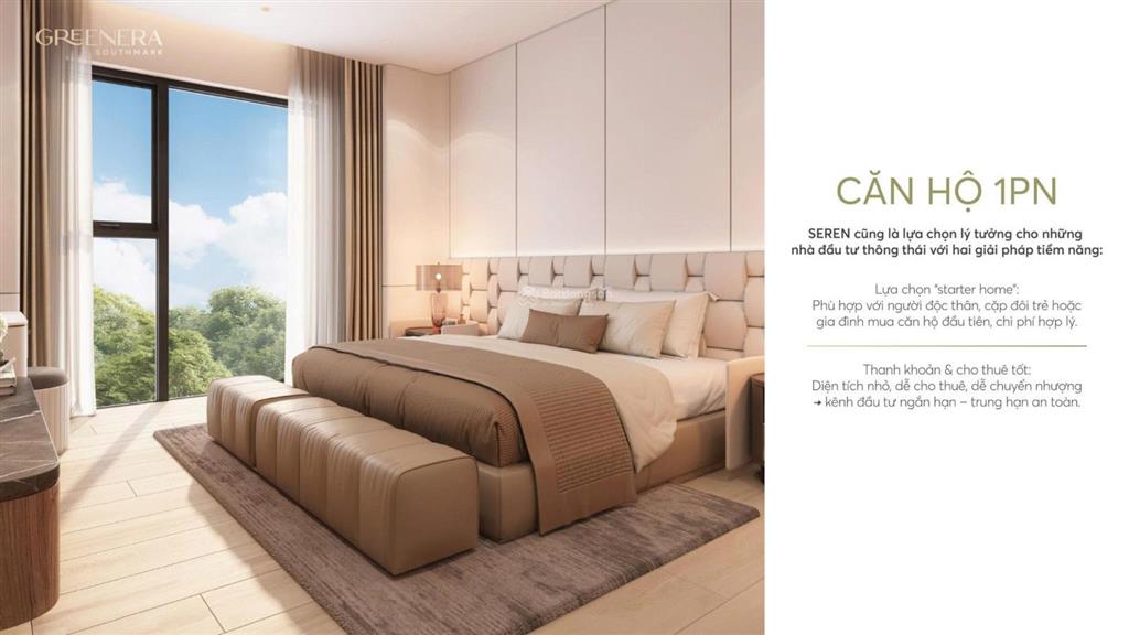 Siêu phẩm đầu tư căn 1pn 51m2 full nội thất cao cấp, tầng đẹp, htls 36t, chiết khấu lên tới 19%