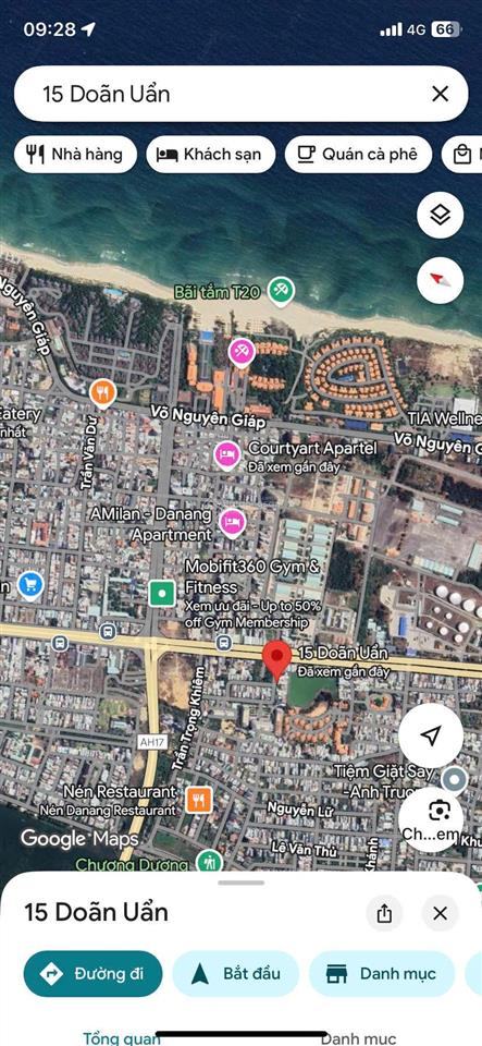 Bán lô đất xây căn hộ doãn uẩn, ngũ hành sơn, đường doãn uẩn khu căn hộ cho thuê, dân