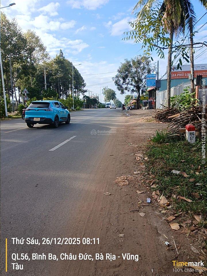 Bán đất mặt tiền ql56, suối nghệ, châu đức