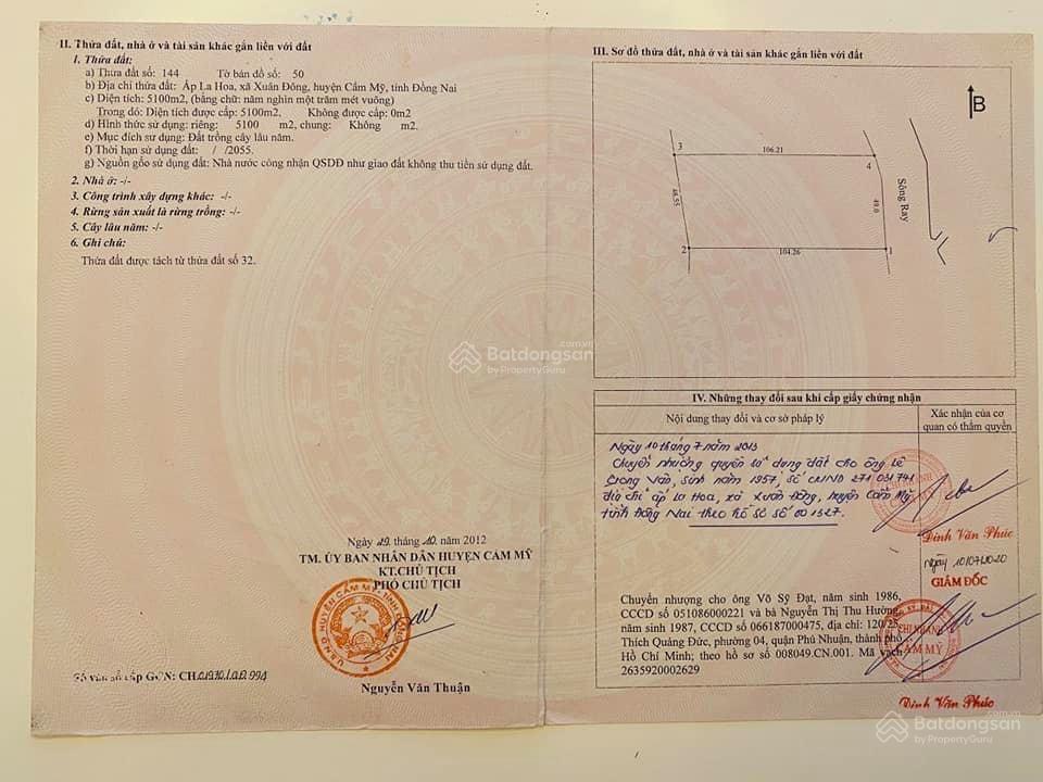 Bán đất nhà vườn trái cây khu nghỉ dưỡng