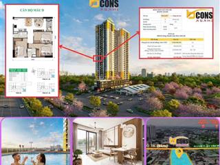 Bán căn góc bcons asahi  căn hộ mặt tiền quốc lộ 1k  3pn  2wc (70m2) giá f0 từ cđt