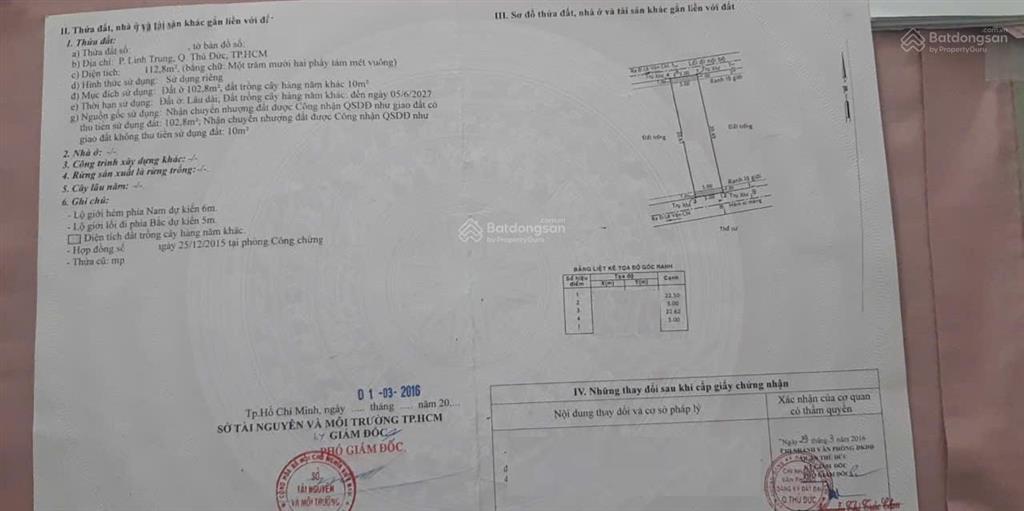 Lô đất đẹp ngang 5m dt112.8m2 khu dân trí , an ninh  trung tâm hoàng diệu 2  linh trung  thủ đức