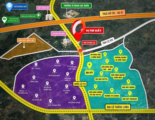 Chủ cần tiền mua nhanh bán gọn 190m,2 mặt tiền trục chính cổ đông, sơn tây vùng ven tpvt hòa lạc