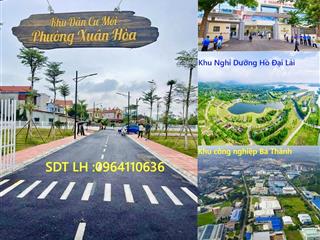 Chính chủ cần bán mảnh đất tại phường xuân hòa cách tổ hợp mêlinh plaza 15phút đi xe .