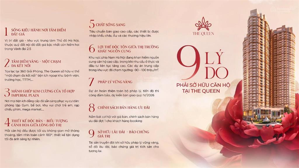 Ưu đãi đén 9.5% giá trị căn hộ