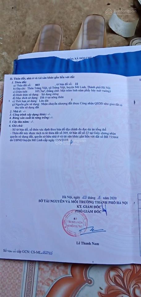 Bán đất trung tâm thôn tráng việt, mê linh  hà nội | 105,7m²  mặt tiền 4,5m  ô tô 7 chỗ vào tận nơi