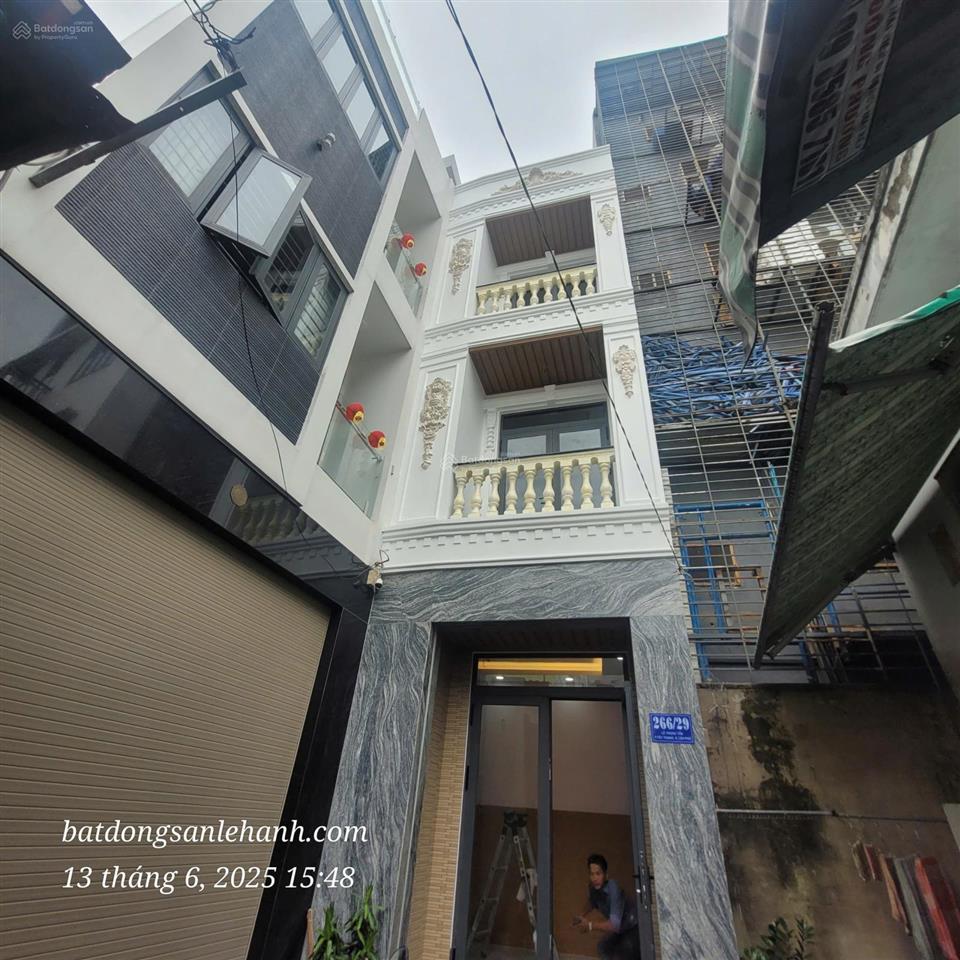 Bán nhà mới 100%  sổ hồng tháng 06/2025, 266/29 lê trọng tấn, tây thạnh, tân phú