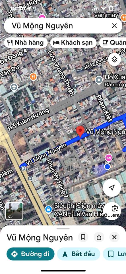 Bán đất vũ mộng nguyên, lô cặp 200m2 ngang 10m khuê mỹ đông, ngũ hành sơn đà nẵng, giá 33,9 tỷ tl