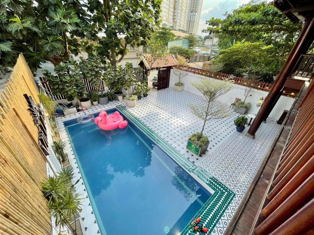 Hạ giá sâu! chỉ 156tr/m2  bán villa sân vườn  hồ bơi thảo điền  quận 2