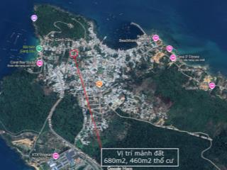 (chính chủ)  bán mảnh 680m2 (460m2 thổ cư) tại gành dầu, phú quốc