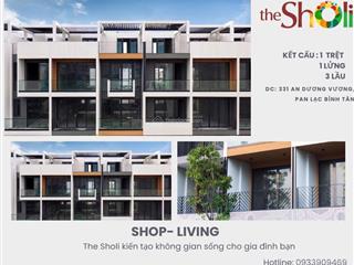Bán shophouse the sholi bình tân, giá siêu hời chỉ với 13,9 tỷ, 348m2