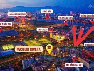 Masteri đà nẵng, độc quyền căn 2pn view sông hàn tòa a tầng 27 trục 01, giá công khai 6 tỷ 2