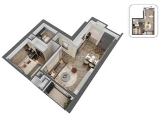 Căn 1n hh2 45.5m2 giá tốt nhất hiện tại 4.5 tỷ