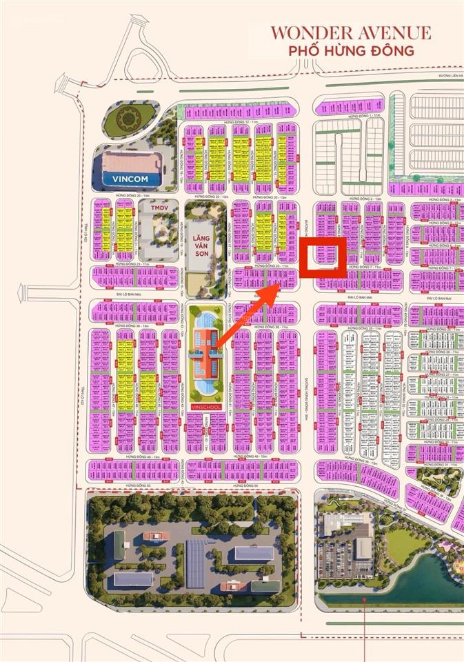 Căn góc đẹp nhất khu hừng đông  đường 30m  vị trí kinh doanh