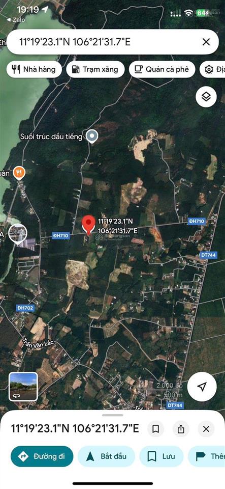 Bán đất mặt tiền tại dh710, định thành, dầu tiếng, bình dương, 990 triệu, 400m2 5x80 tc 100m